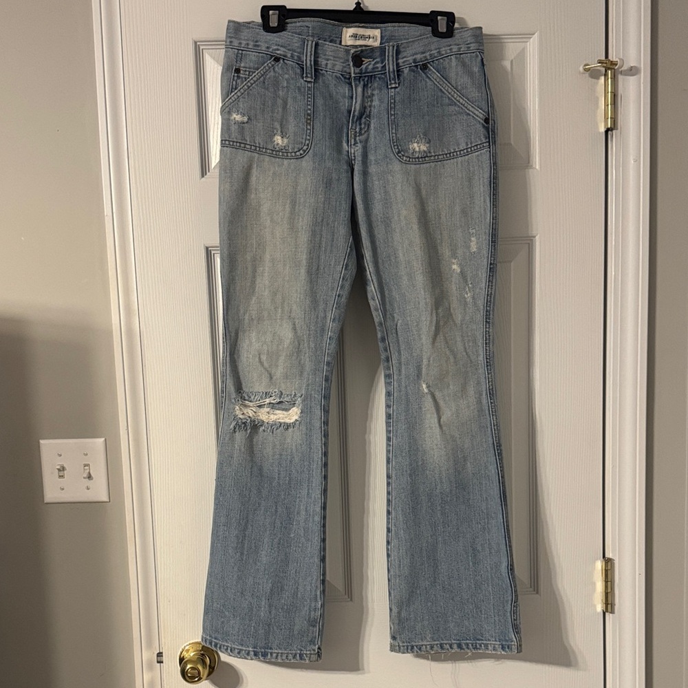 Abercrombie & Fitch Light Stone Flare Jeans